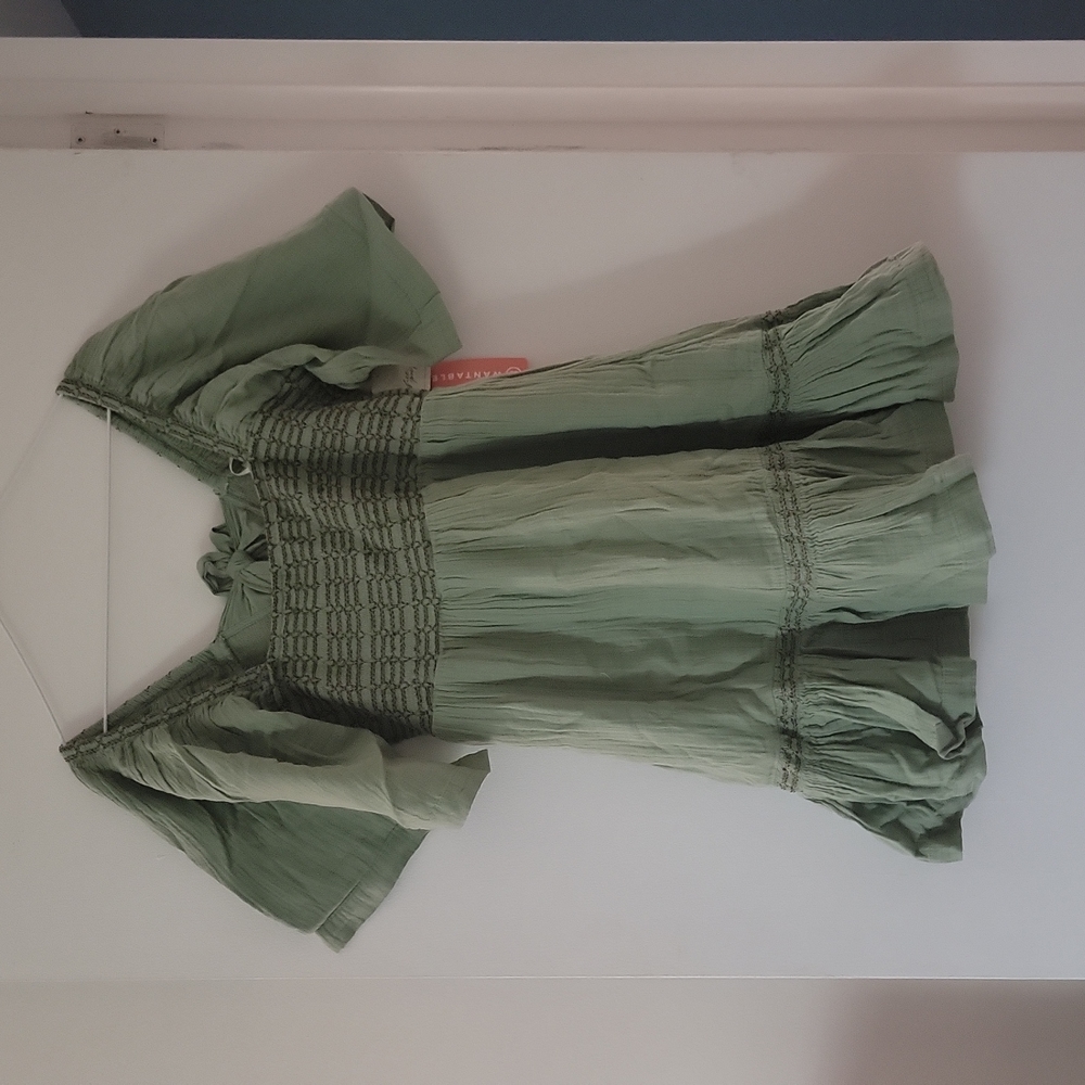 NWT Free People green dress size M